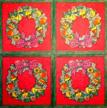 127 Christmas Flowers - 3-ply